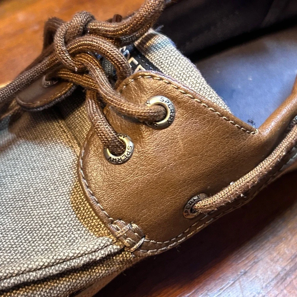 Sperry Men's Brown and Gray Boat Shoes